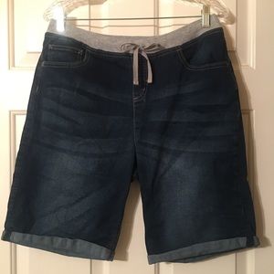 Justice denim shorts